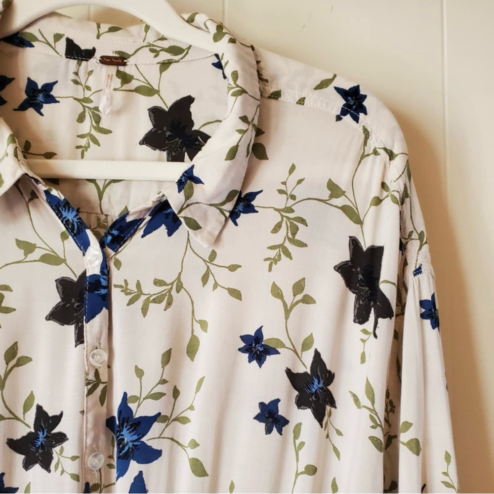 Free People Lighten Up Tea Combo Mini Dress Large - Picture 4 of 13